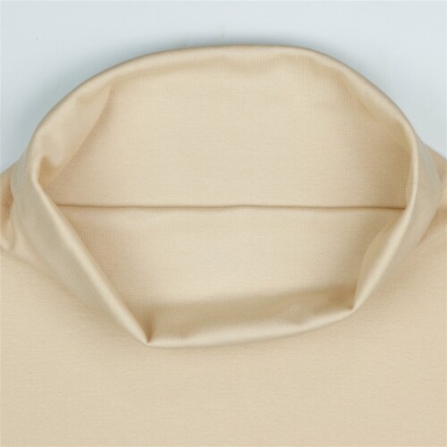 Polsino lavorato a maglia Bio~Organic *Gerda* - rosa cipria