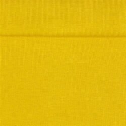 Polsino lavorato a maglia Bio~Organic *Gerda* - giallo sole