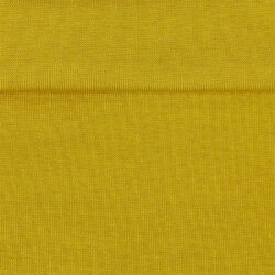 Puños de punto Bio~Organic *Gerda* - amarillo mostaza