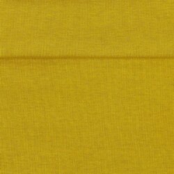 Polsini lavorati a maglia Bio~Organic *Gerda* - giallo senape
