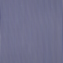 Popeline de coton à rayures - bleu cobalt