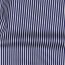Popeline de coton à rayures - bleu cobalt