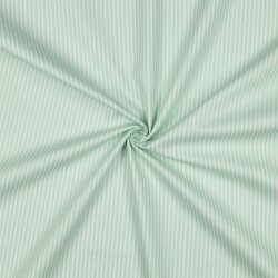 Baumwollpopeline Streifen - softmint