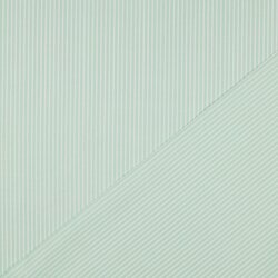 Baumwollpopeline Streifen - softmint
