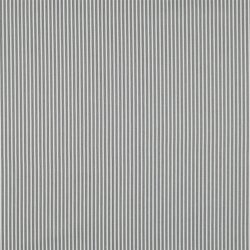 Popeline de coton à rayures - gris silex