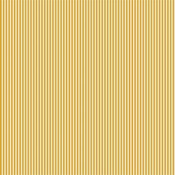 Katoenen popeline strepen - zomers geel