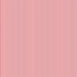 Cotton poplin stripes - coral