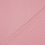 Popeline di cotone a righe - rosa perla