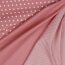 Bavlněné popelínové pruhy - perleťově růžové