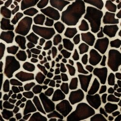 Tierfellimitat Giraffe - beige/braun