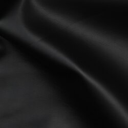 Faux Leather Metallic Shine - black