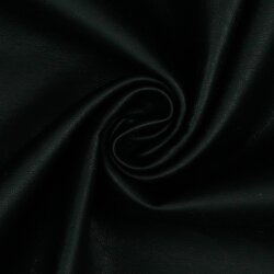 Faux Leather Metallic Shine - zwart