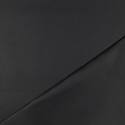 Faux Leather Metallic Shine - negro