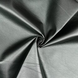 Kunstleder Metallik-Glanz - silber metallic
