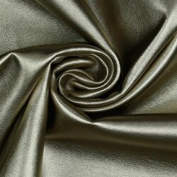 Imitation leather metallic gloss - light gold metallic