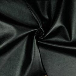 Imitation leather metallic gloss - black metallic