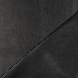 Imitace kůže metalický lesk - černá metalíza