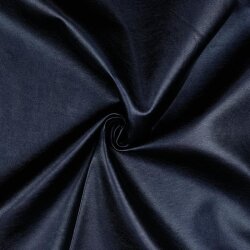 Imitation leather metallic gloss - navy blue metallic