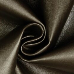 Imitation leather metallic gloss - brown metallic
