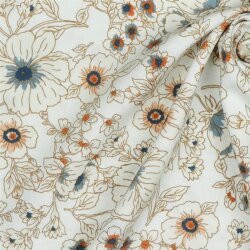 Viscose bloemen - wit