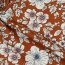 Viscose flowers - stone red