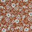 Viscose flowers - stone red