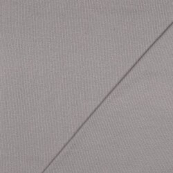 Ripp Strickbündchen Organic - grau