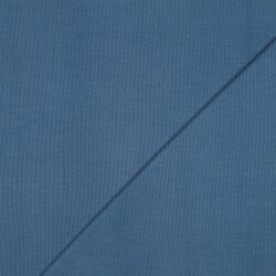 Ripp Strickbündchen Organic - jeansblau