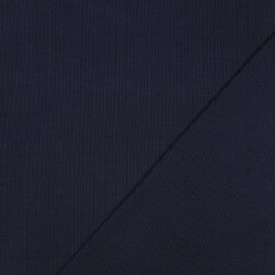 Ripp Strickbündchen Organic - dunkelblau