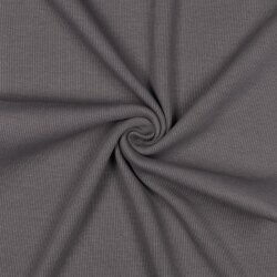 Ripp Strickbündchen Organic - anthrazit