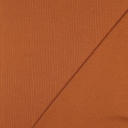 Puños de punto RIB Orgánico - rojo piedra