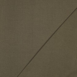 Ripp Strickbündchen Organic - dunkeloliv