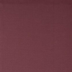 RIB gebreide manchetten Bio - cranberry rood