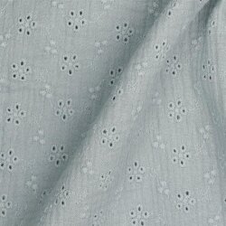 Muslin Embroidered - grey