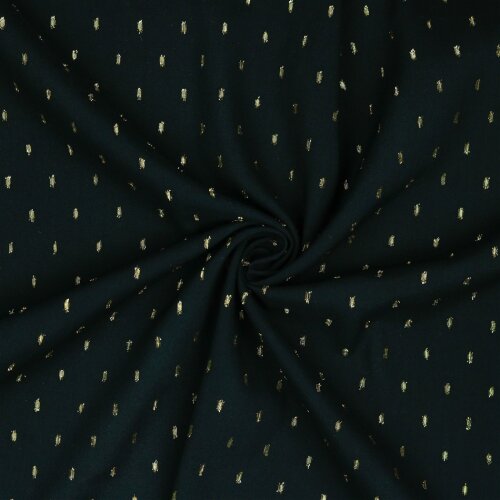 Viskose Lurex - schwarz
