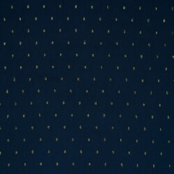 Viscose lurex - dark blue