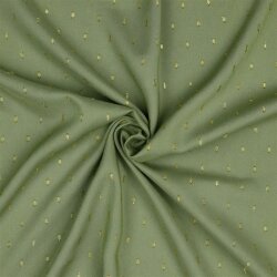 Viscose lurex - moss green