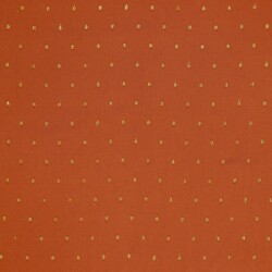 Viscose lurex - light rust