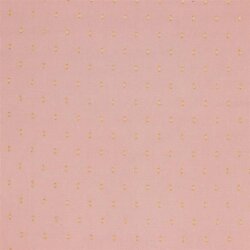 Viscose lurex - rose perle