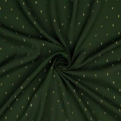 Viscose lurex - vert foncé