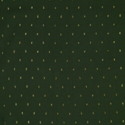 Viscose lurex - dark green