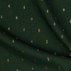 Viscose lurex - vert foncé