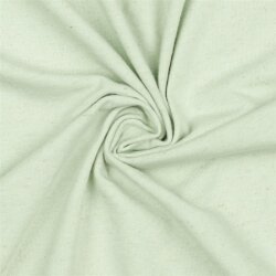 Jersey mezcla algodón-lino - menta clara