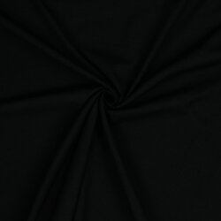 VISCOSE Popeline de coton stretch - noir