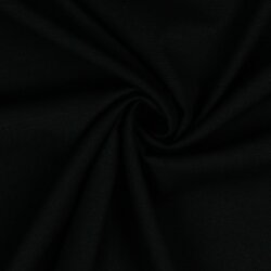 VISCOSE katoenen popeline stretch - zwart