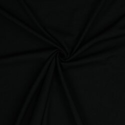 VISCOSE katoenen popeline stretch - zwart