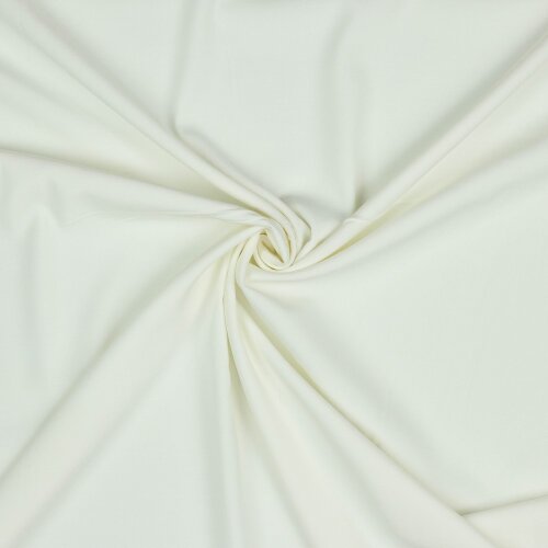 Viskose_Baumwollpopeline Stretch - creme