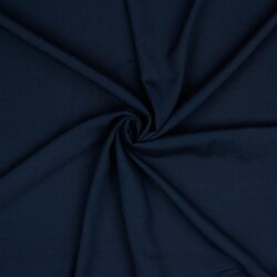 VISCOSE cotton poplin stretch - dark blue