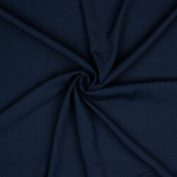 VISCOSE katoen popeline stretch - donkerblauw