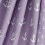 Cotton poplin anchor - light purple